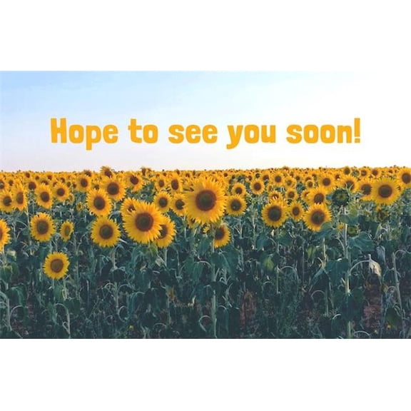 B&H Publishing 377202 Visitor Postcard - Hope To See You Soon - Romans 5-1, KJV - Pack of 25