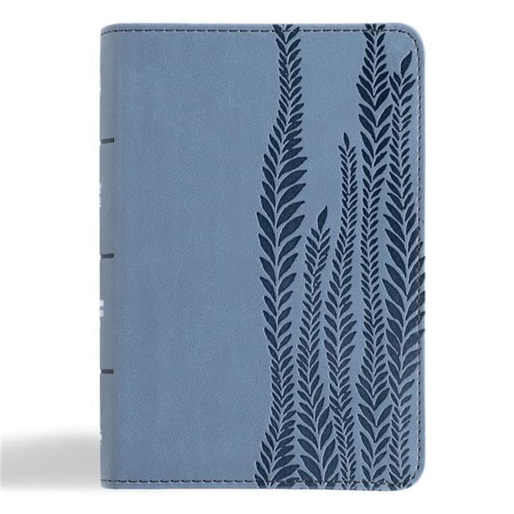 B&H Publishing 479115 CSB Large Print Compact Reference Bible Digital Study Edition - Slate LeatherTouch