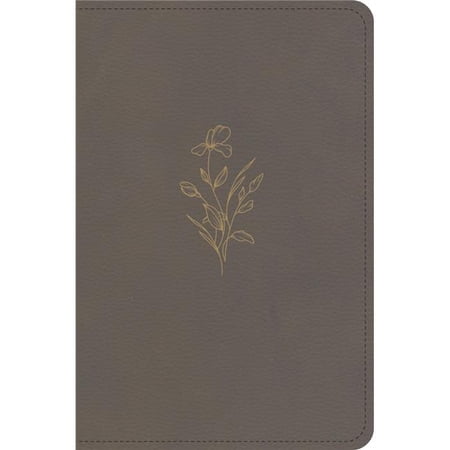 B&H Publishing 650644 KJV Large Print Compact & Clay Leather Touch Reference Bible