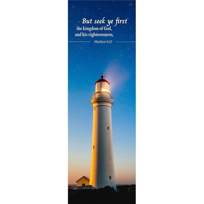 B&H Publishing  But Seek Ye First The Kingdom of God Bookmark - Matthew 6-33 KJV