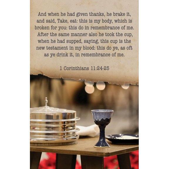 B&H Publishing  Communion & When He Had Given Thanks 1 Corinthians 11 24-25 Bulletin