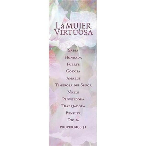 B & H Publishing Group 466667 Span Bookmark Virtuous Woman Pack - 25