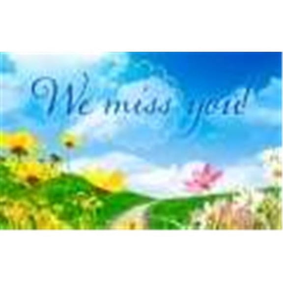 B & H Publishing Group 72625 Postcard-We Miss You