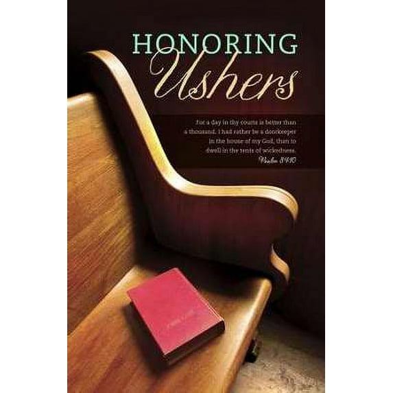 B & H Publishing Group 83974 Bulletin - Usher Anniversary - Honoring Ushers