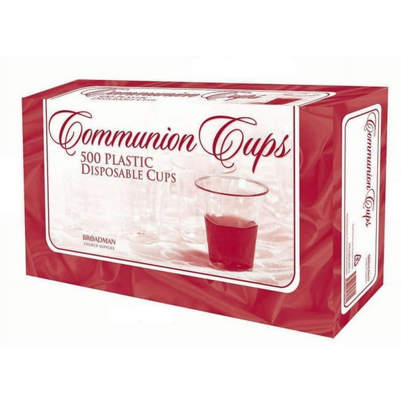 B&H Publishing Group: Clear Plastic Disposable Communion Cups, 500 Count (Disposable)