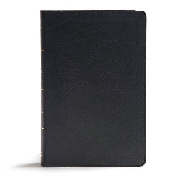 B & H Publishing  KJV Giant Print Reference Bible, Black Leather Touch Indexed