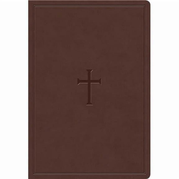 B & H Publishing KJV Super Giant Print Reference Bible, Brown Leather Touch Indexed - May 2020