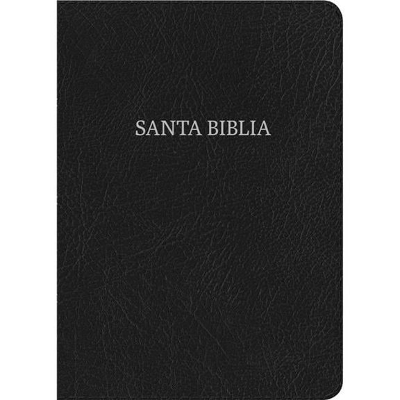 B&H Publishing RVR 1960 Large Print Compact Bible - Biblia Compacta Letra Grande, Black Bonded Leather