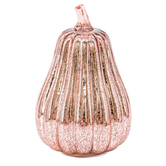 B Halloween Glass Pumpkin With Timed Led Lights Hot Selling Festive Home Decor Display
