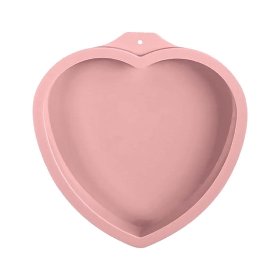 B Heart Shaped Silicone Baking Mold 8 Inch Non Stick Cake Pan For Valentines Day Cheesecake Mousse Chocolate Dessert Wedding Kitchen Craft
