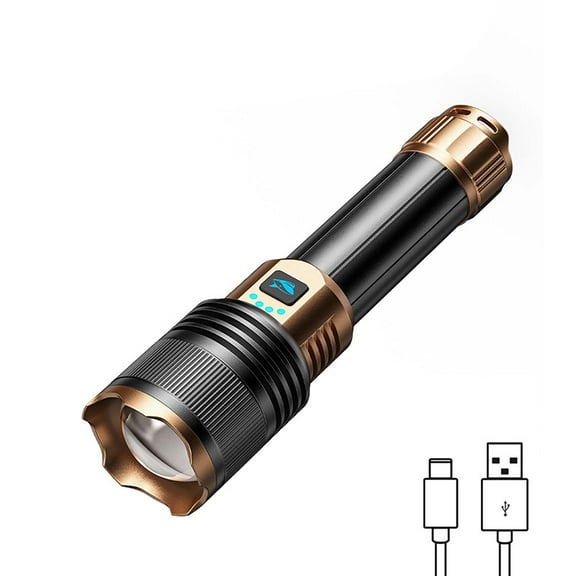 B High Intensity Long Range Outdoor Powerful Flashlight Led Light Source Offers Strong Lighting For Adventure And Safety Applications
