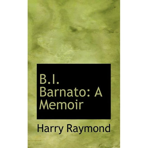 B.I. Barnato: A Memoir Paperback