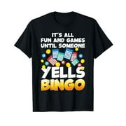 B-I-N-G-O and I'm Never Letting Go Funny Shirt for Bingo Addicts Who Live for the Game