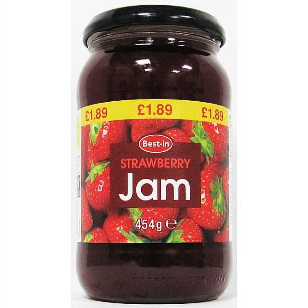 B/In Jam Strawberry  454g  (pack of 6)