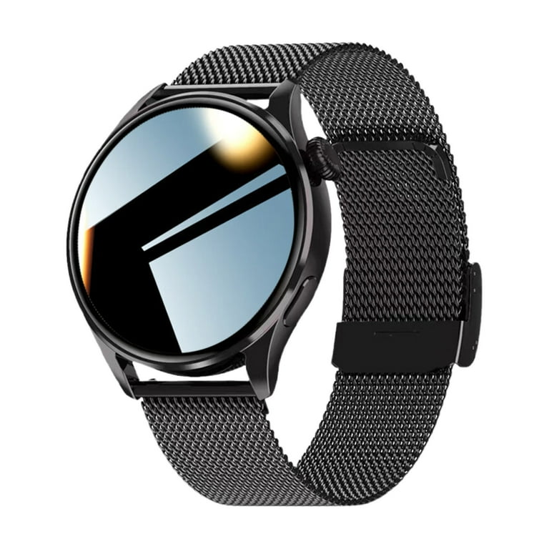 B Ip67 Waterproof Smartwatch With Bluetooth Calling Stainless Steel Fitness Tracker Heart Rate Monitor Sleep Tracking Touchscreen Smart Watch For Men Women 0.38 Lbs - Walmart.com