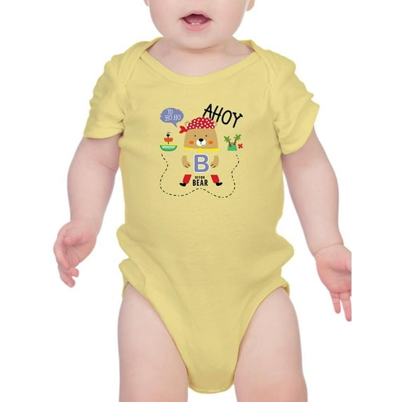 B Is For Bear Pirate Bodysuit Infant -Image by Shutterstock, 6 Months