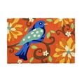 thumbnail image 1 of Jellybean - Indoor/Outdoor Rug - BJ's Blue Bird, 1 of 5