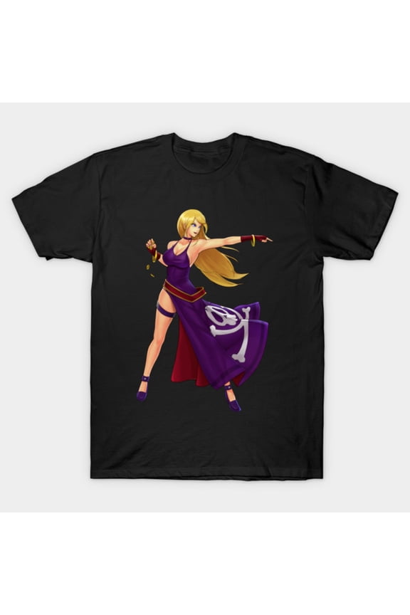 B Jenet Fatal Fury Garou Mark of the Wolves SNK Lillien Knights Captain Unisex T-Shirt, up to size 3XL.