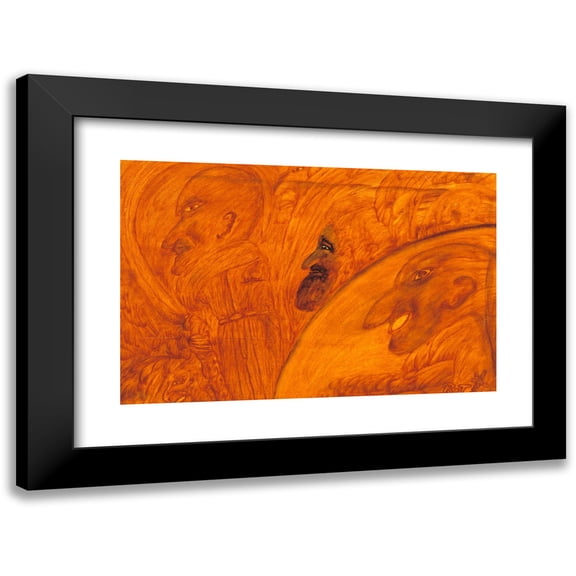 B. Jesus Newton 14x11 Black Modern Framed Museum Art Print Titled - Harvestors