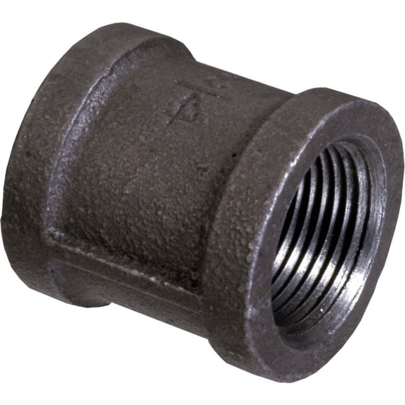 B&K 1/2 In. Malleable Black Iron Coupling 521-203HN
