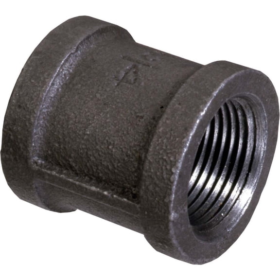 B&K 1/2 In. Malleable Black Iron Coupling 521-203HN