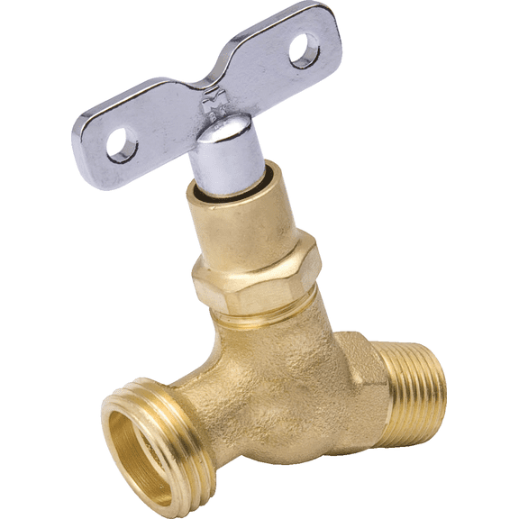 B&K 1/2 In. MIP X 3/4 In. Male Hose Thread Loose Key Hose Bibb - Single Pack