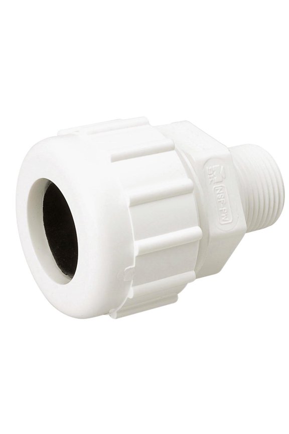 B&K 1 In. MIPT Schedule 40 Compression Union PVC Adapter 161-105 161-105 417123