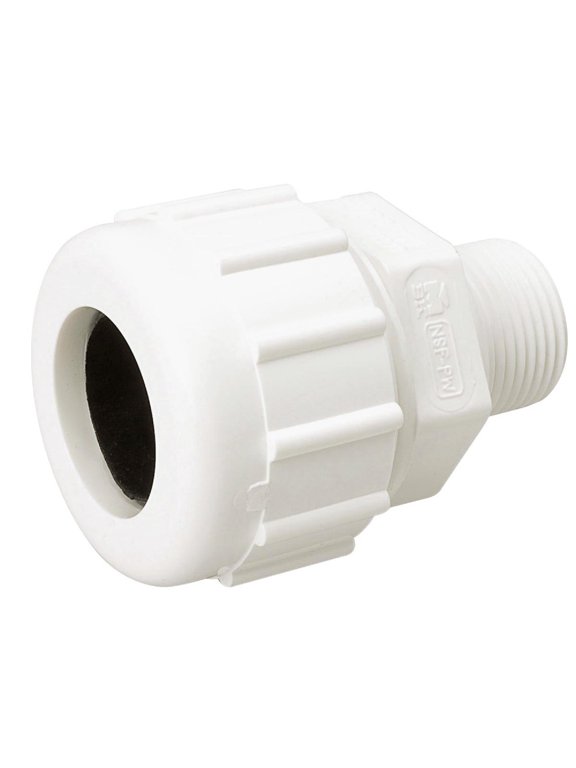 B&K 1 In. MIPT Schedule 40 Compression Union PVC Adapter 161-105 161-105 417123