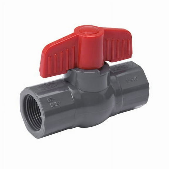 B & K 107-105 Ball Valve 1 in FPT x FPT 2 Ports/Ways PVC