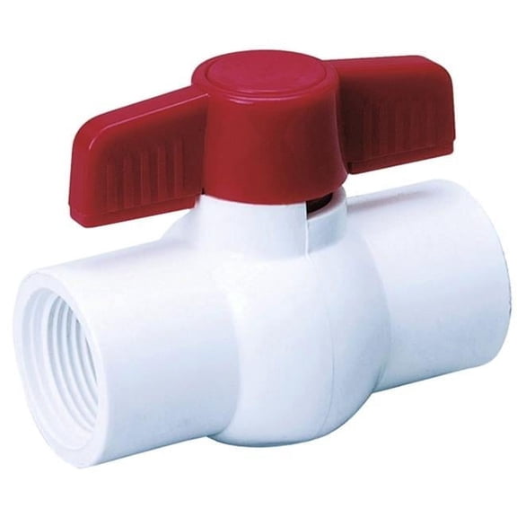 B&K 107-140 3 in. PVC Schedule 40 Ball Valve - Ips