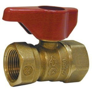 BK Products Brass Threaded Gas Ball Valve