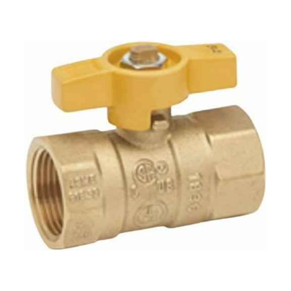 B&K 110224HN 0.75 in. Brass Gas Ball Valve