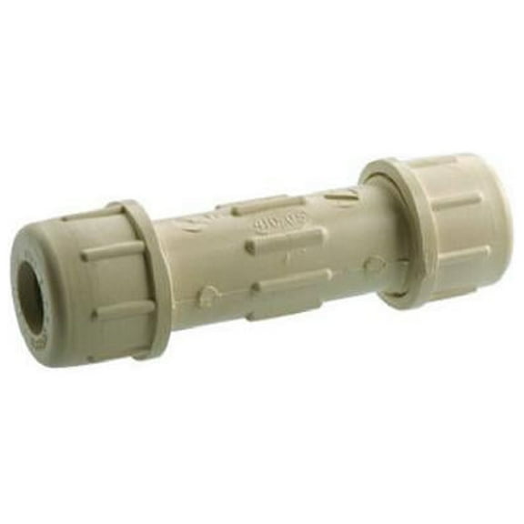 B&K 160-203 CPVC Compression Repair Pipe Coupling, 5/8 OD x 1/2 In. - Quantity 10