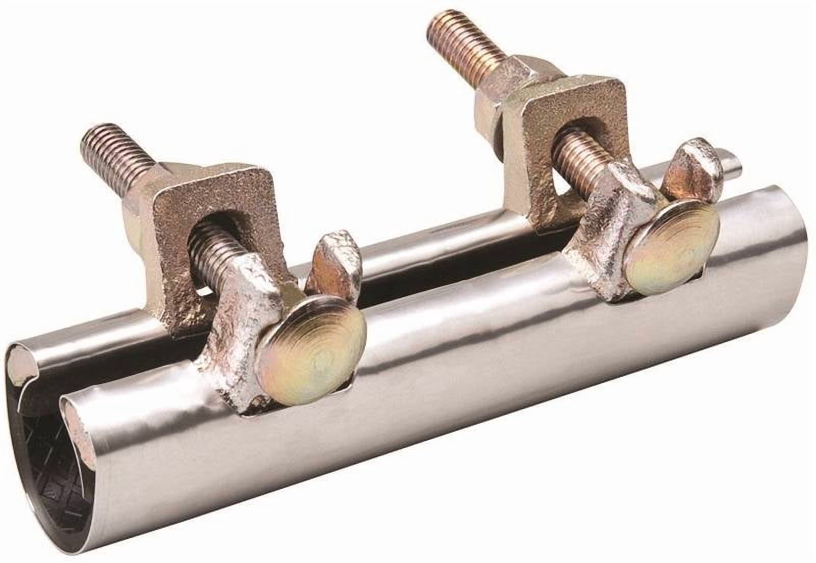 Bk Products 160-705 1 In. Galvanized 430 Stainless Steel Pipe Repair Clamp