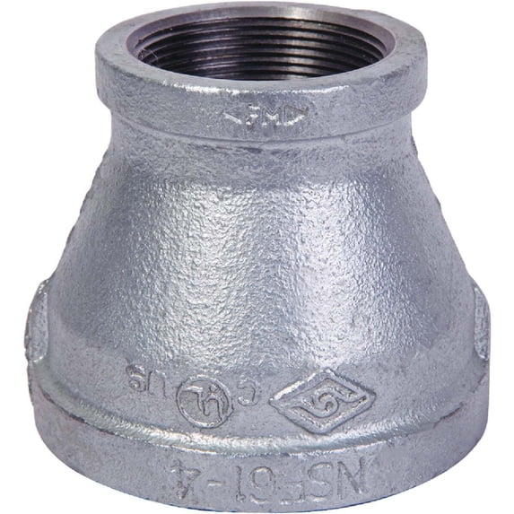 Southland 2 In. x 1-1/2 In. FPT Reducing Galvanized Coupling 511-387HN