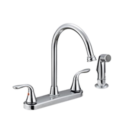 B&K 229-005 Faucet Kit 2TH Handle Cap J-Spray