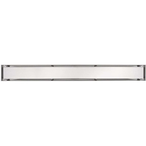 B&K 24 In. Linear Shower Drain Tile-In Grate Brushed Nickel 133-008T01