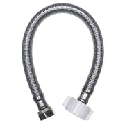 B&K Industries Toilet Connector Flexible Braid Stainless Steel - 3/8 In. Flare x 7/8 In. BC x 20 In. - Pack of 12