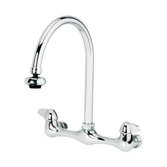 B & K 3190-40-CH-BC-Z Two Handle Wall Mount Kitchen Faucet Chrome