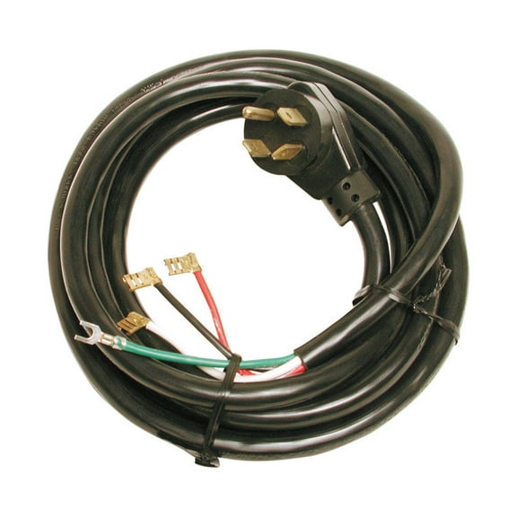 B & K 4515268 Plastic Angle Plug Motor Cord, Black