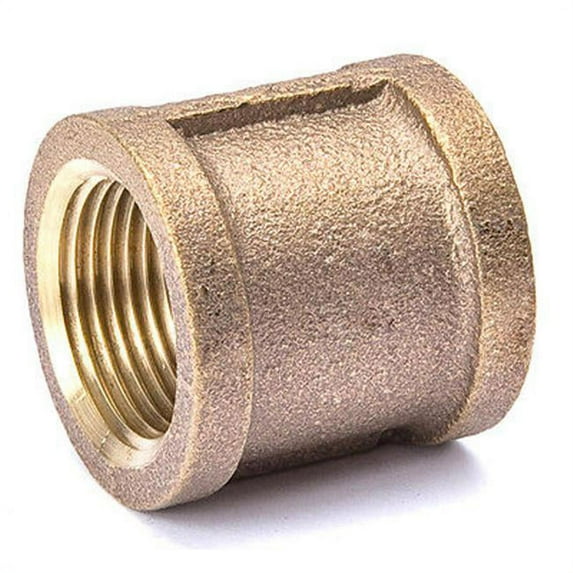 B & K 454-004NL 0.75 in. Brass Coupling Pipe