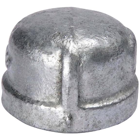 B & K 511-408BG Malleable Iron Galvanized Cap  2" Fip