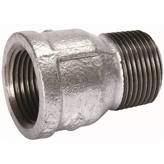 B & K 511-613BG Pipe Extension Piece, 1/2 in, FIP x MIP, Iron, 150 lb Pressure