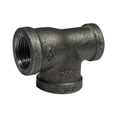 thumbnail image 1 of B&K 520-434HP 0.75 x 0.5 x 0.75 in. FIP Iron 3-Way Reducing Tee, Black, 1 of 1