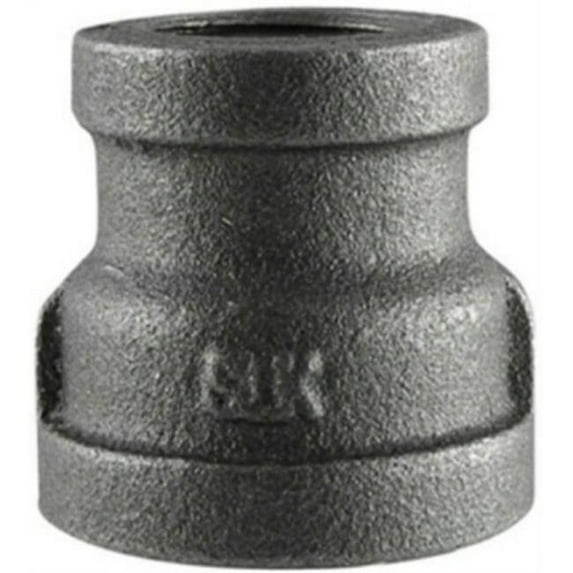 B&K 521-374HN 1.5 x 0.75 in. FIP Iron Reducing Coupling, Black