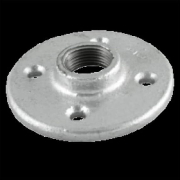 B&K 521-6042P 0.75 x 0.63 in. Floor Flange, Black