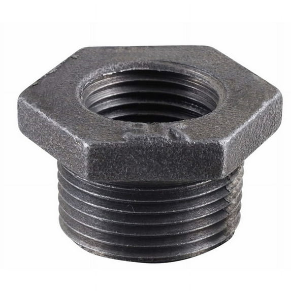 B & K 521-983BG Black Iron Hex Bushing 2 in. Fip x 0.5 in. Fip