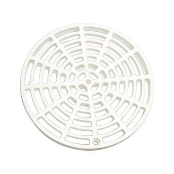 B & K 801-P2PK Floor Drain Cover White - 6.12 in.