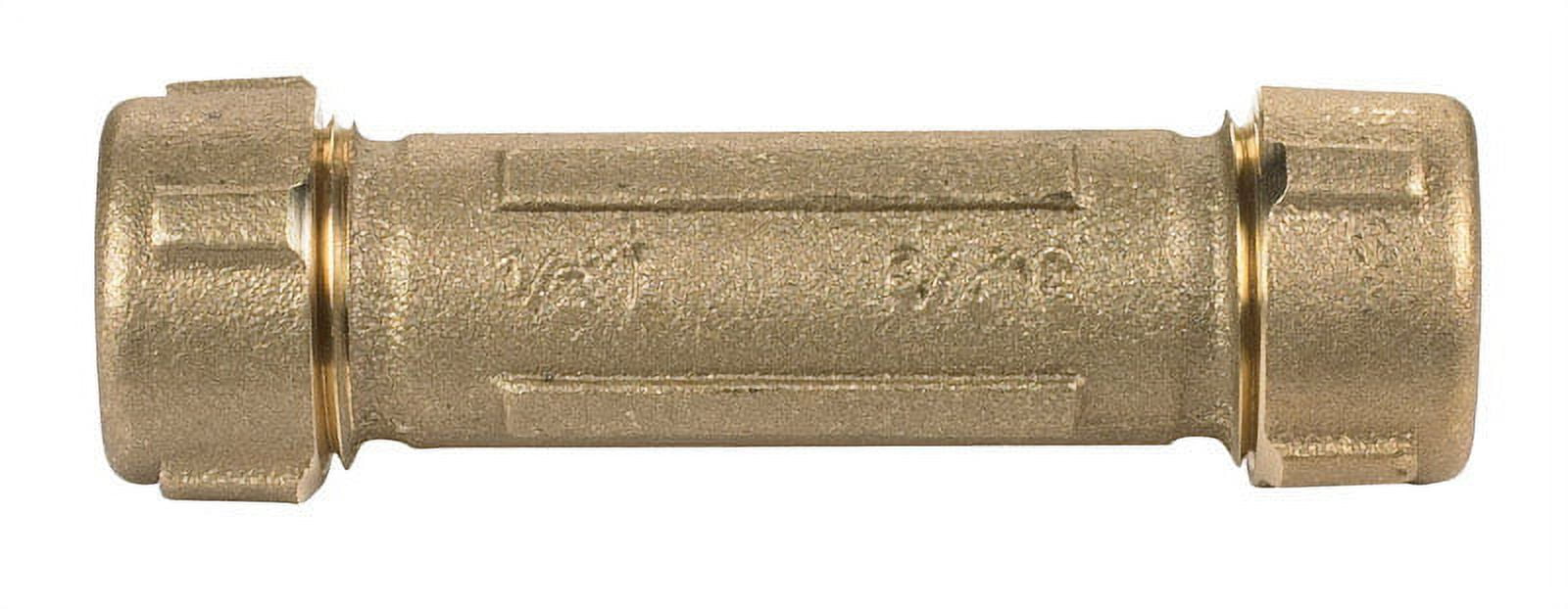Lead-Free Brass Compression Coupling for Pipe Repair