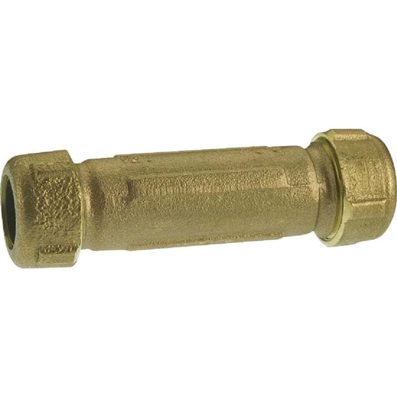 Proline Compression Coupling Brass - 3/4 In. Comp x 3/4 In. Comp - 1 Piece